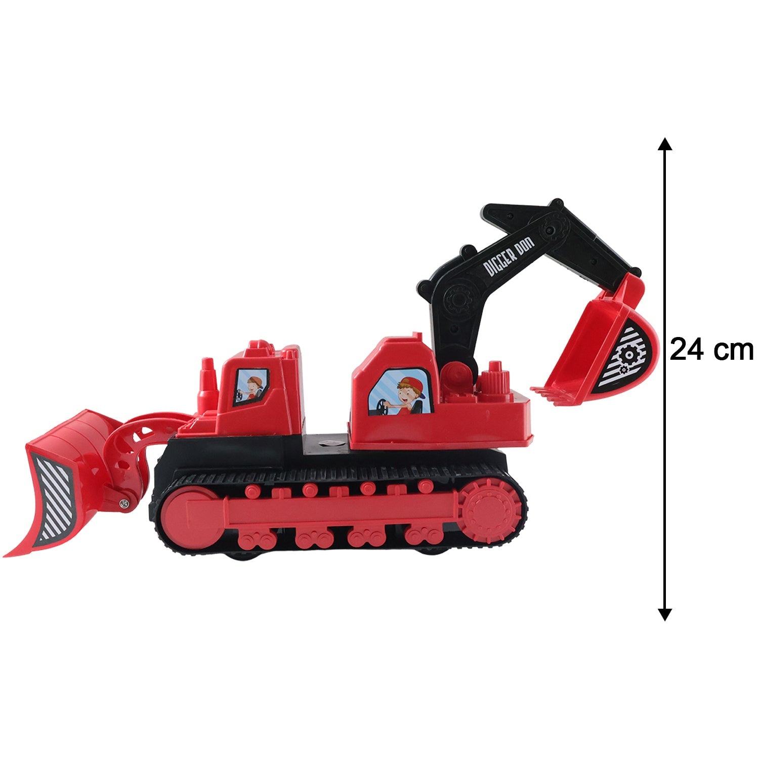 Kids engineering vehicle toy for sandbox play