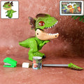 Dinosaur-shaped stationery gift set for kids with pencil and sharpener