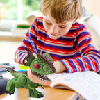 Kids stationery set with dinosaur design including stapler and eraser