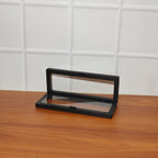 Jewellery display case set up for real use in shop or home environment
