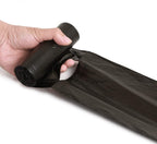 Medium sized black garbage bag 24x32 inches for everyday kitchen and office waste