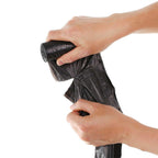 Strong and eco-friendly black garbage bags, 30 x 50 inch, for a clean environment.
