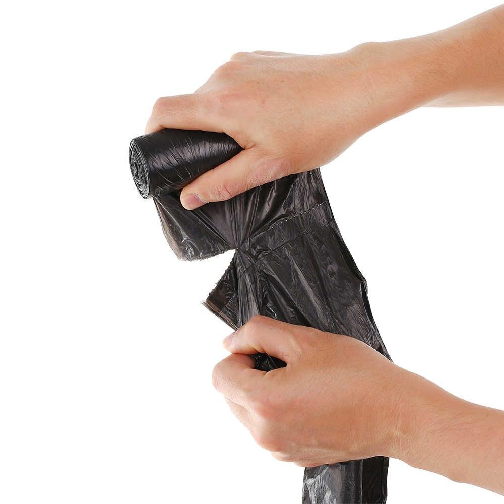 Eco-friendly medium black garbage bag 24x32 inches for waste management