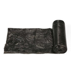 Heavy-duty biodegradable trash bags, ensuring leak-proof waste disposal.