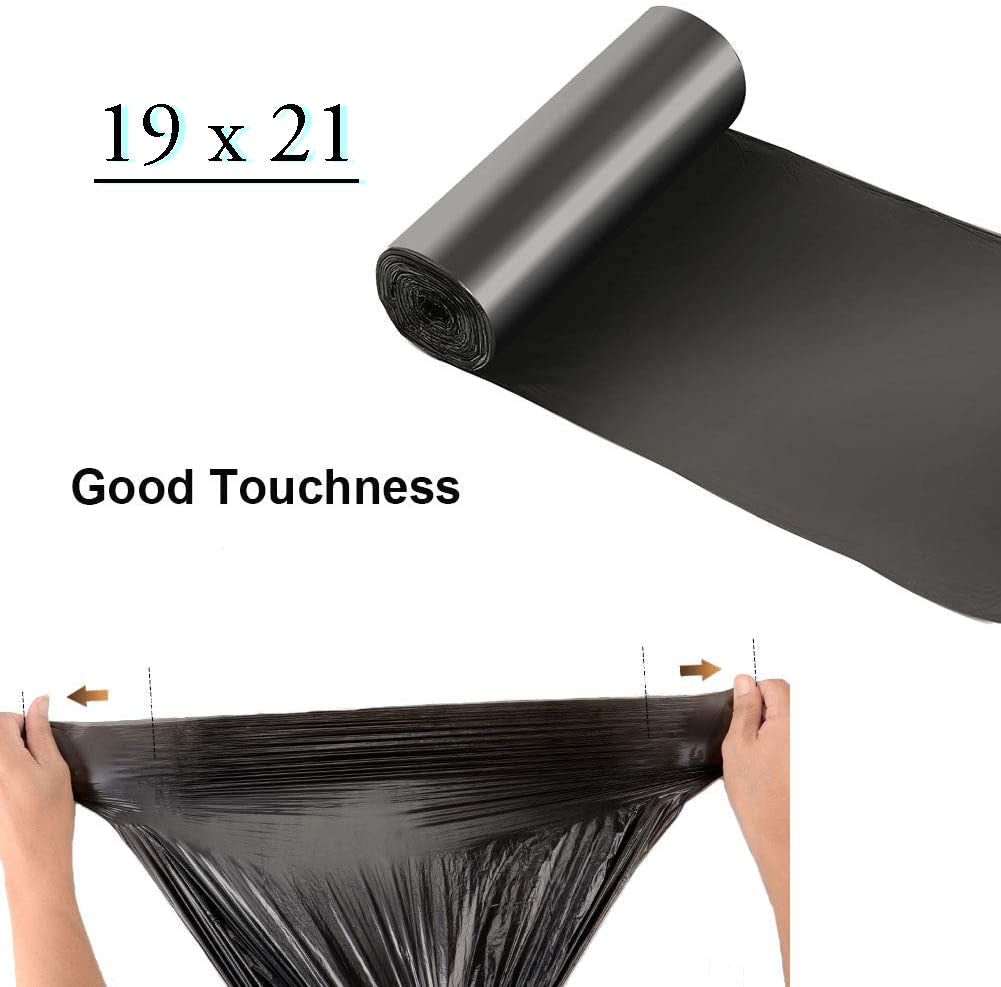 Single eco-friendly dustbin bag demonstrating its strength.