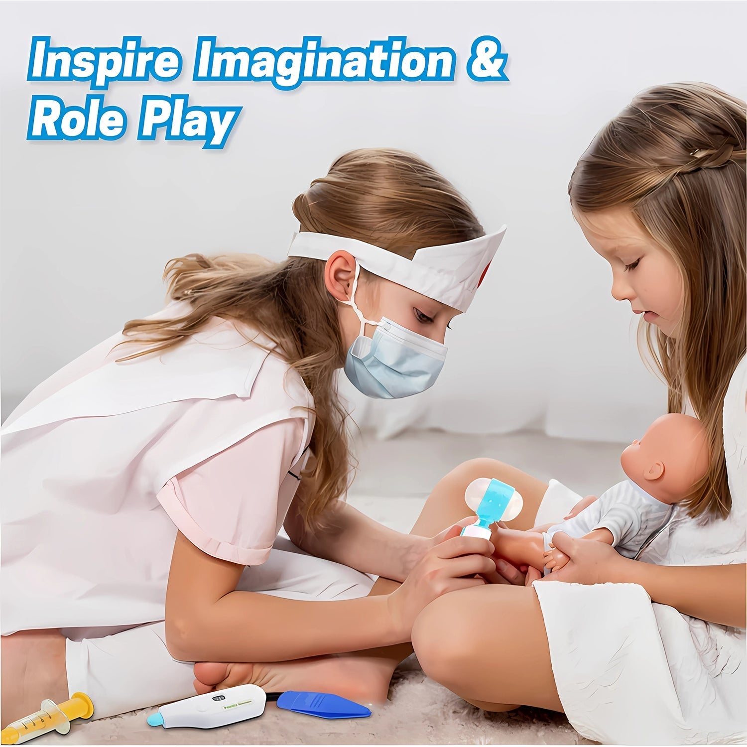 Educational medical role play set tools for kids by Aditi