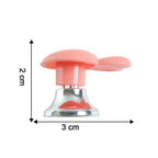 Measured size dimensions displayed for the bunny ear cabinet knob handle