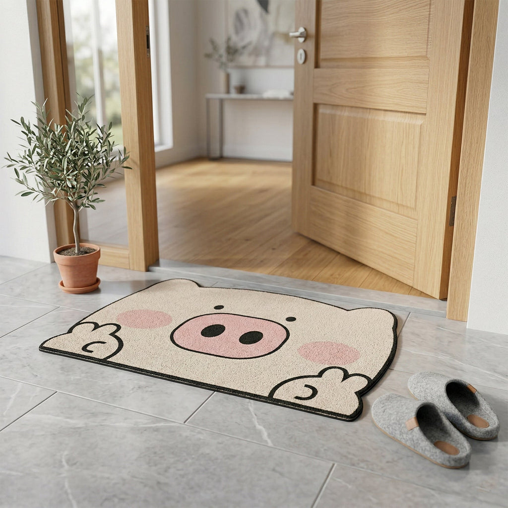 Decorative anti slip floor mat for home and office use