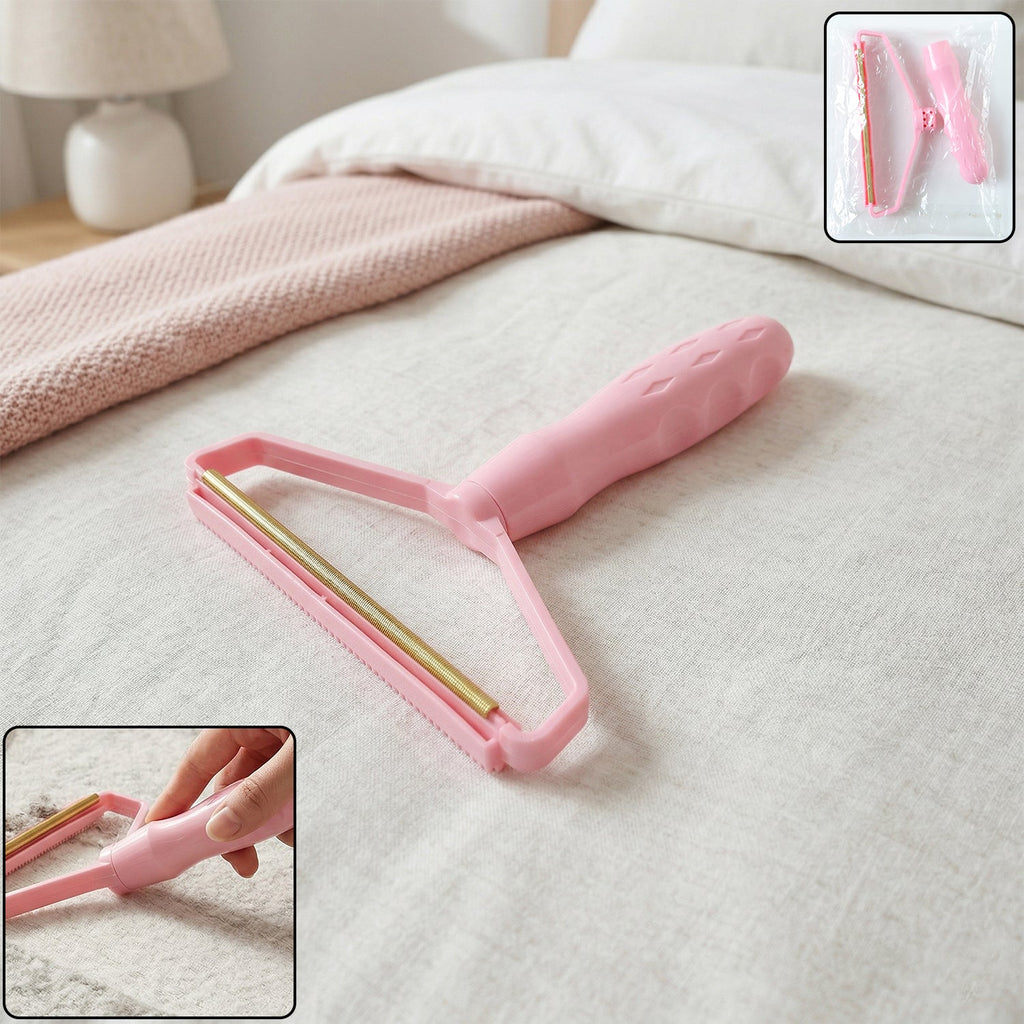Portable lint remover roller for clothes and furniture