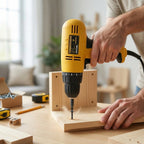 Electric drill machine suitable for woodwork and wall surfaces
