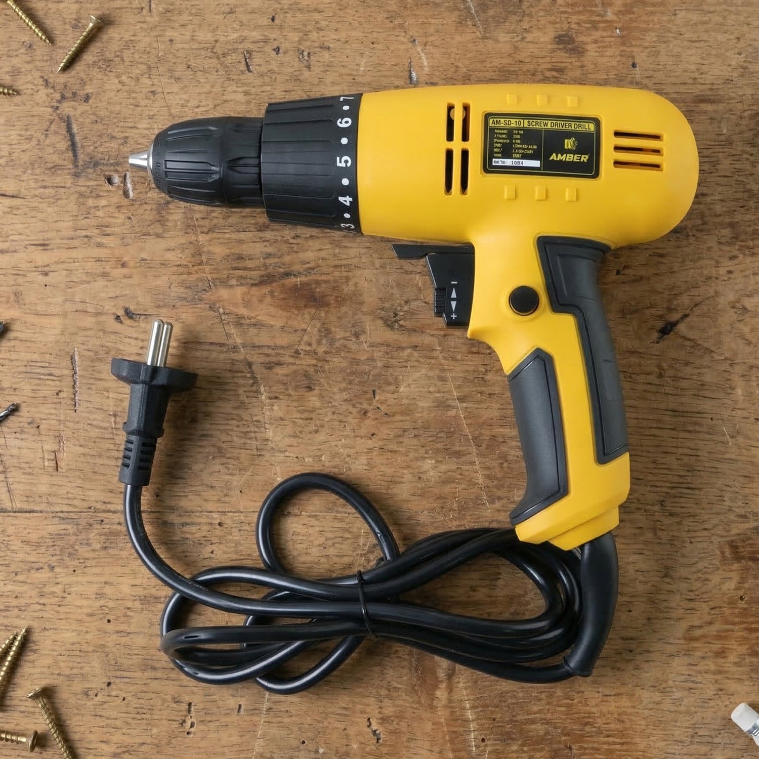 Lightweight electric drill tool designed for easy handling