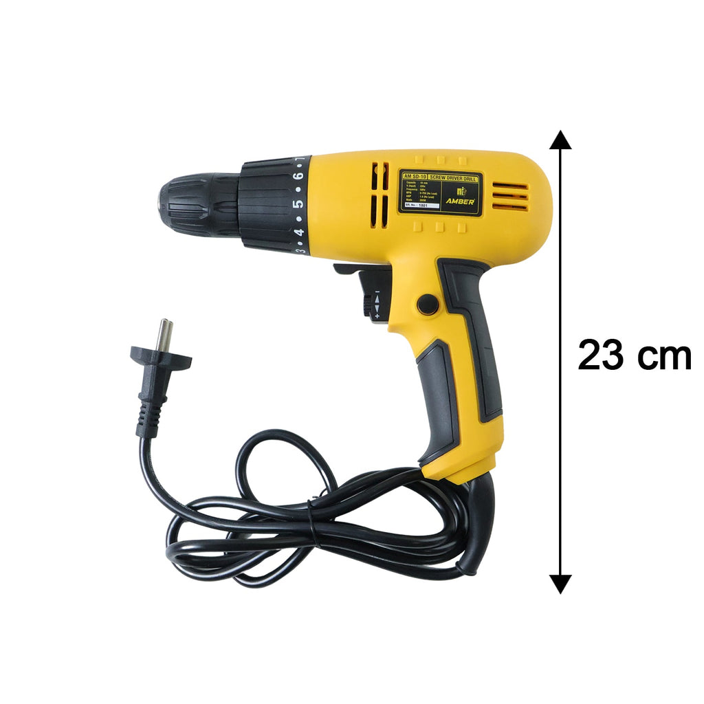 DIY electric drill with variable speed control suitable for multiple surfaces