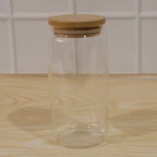 Packaged glass storage jar with box, ready for gifting