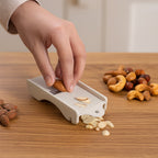 Ergonomic handle of dry fruit slicer for comfortable kitchen use