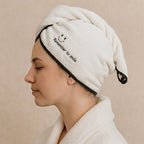 Lightweight and absorbent microfiber hair towel wrap