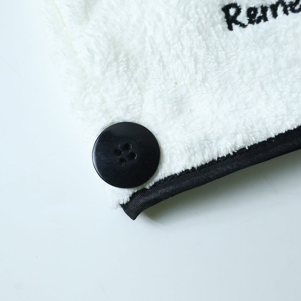 Absorbent microfiber hair towel wrap for fast drying