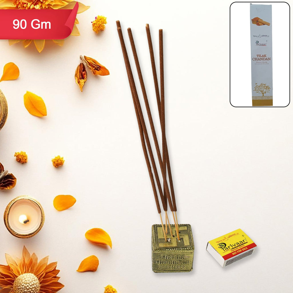 Burning Agarbatti incense sticks enhancing a peaceful meditation setting.