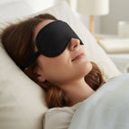 Soft padded sleep eye mask for deep rest and light blocking