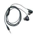 Stereo sound earphones compatible with mobile devices
