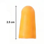 Comfortable soft foam earplugs in vibrant colors for sleep, study, and travel