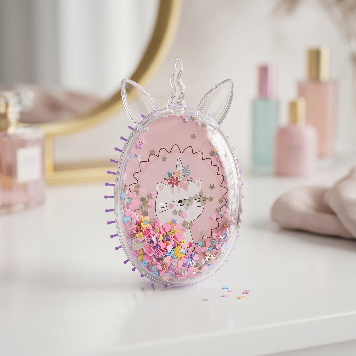 Lightweight, playful kids hair styling comb