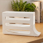 Transparent plastic egg tray box for refrigerator