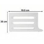 Space saving plastic egg organizer box for fridge