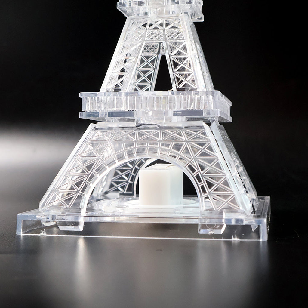 Decorative Eiffel Tower LED lamp emitting multicolor light spectrum