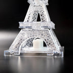Decorative Eiffel Tower LED lamp emitting multicolor light spectrum