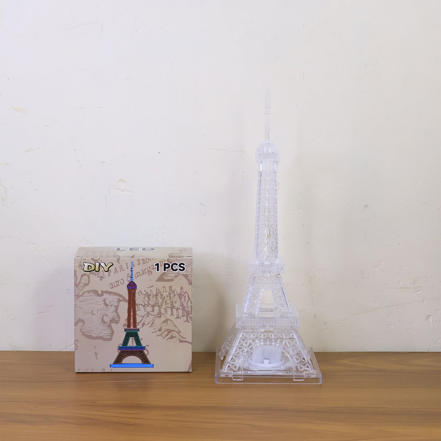 Eiffel Tower shaped LED decorative lighting accessory for home ambience