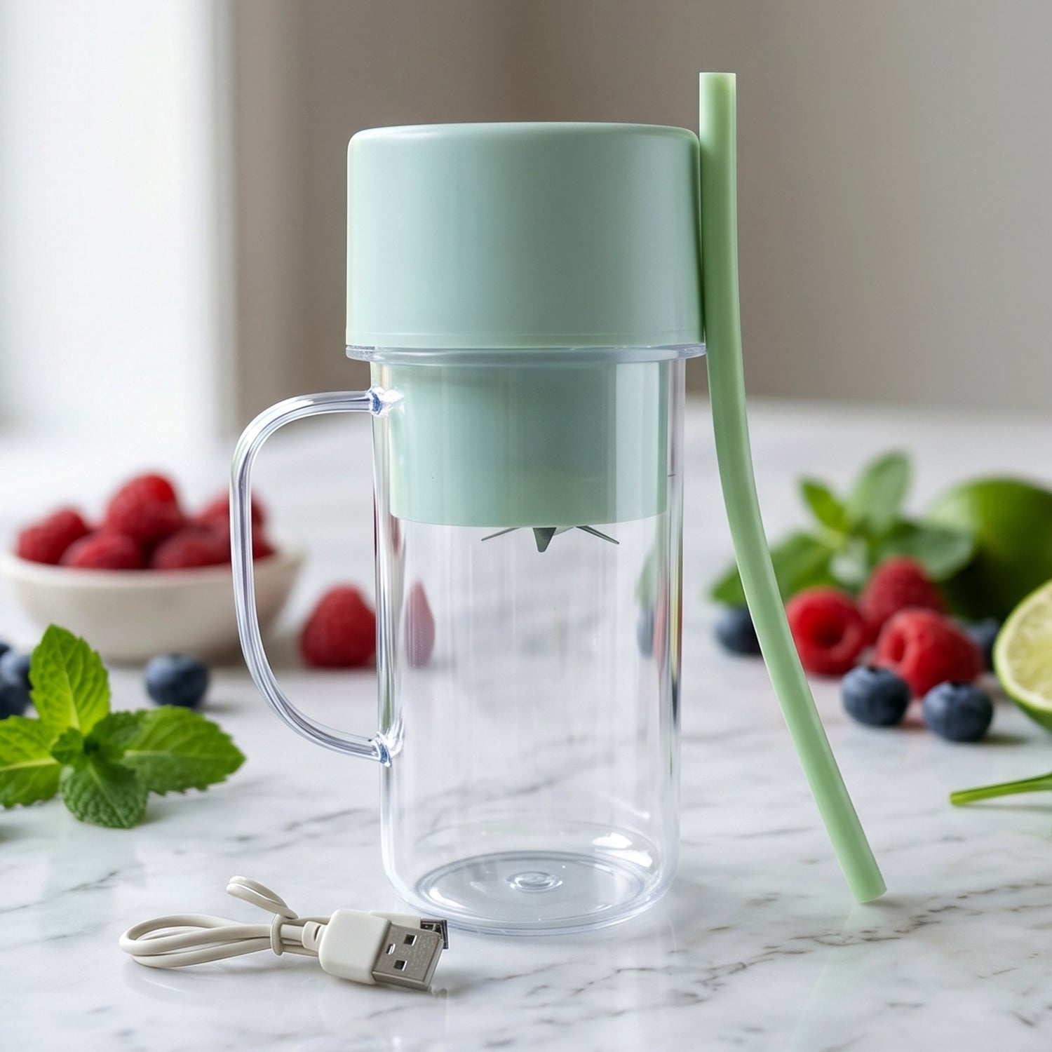 Juicer mixer grinder with leak-proof lid