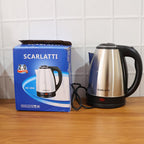 Electric kettle showing handle and easy-pour spout for controlled serving
