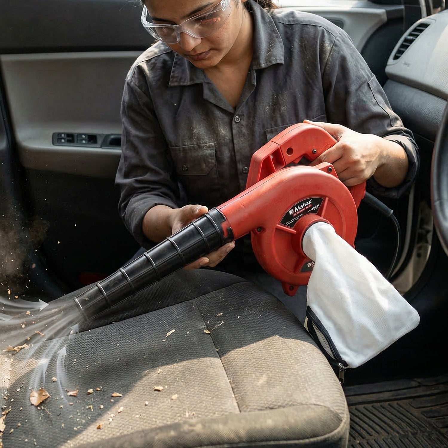 Portable handheld electric blower for home and industrial use