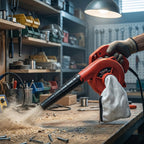 650W electric blower for dust and debris removal