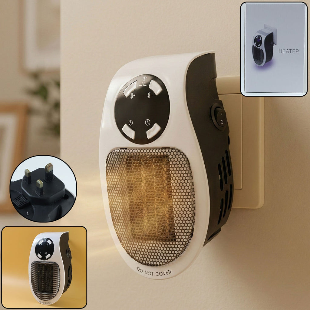 Electric room heater compact and efficient for small indoor spaces