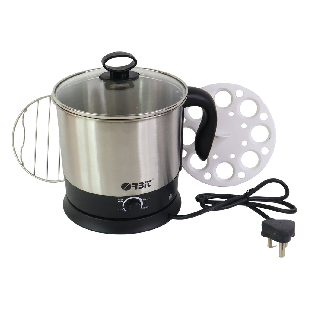 Electric cooker for steaming idlis and dhoklas efficiently