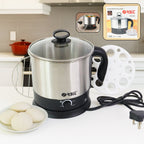 650W Electric Idli Cooker and Steamer with stainless steel body