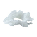 Versatile white fabric hair accessory perfect for casual and office wear