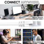 Network LAN wire with secure RJ45 connectors 1 meter