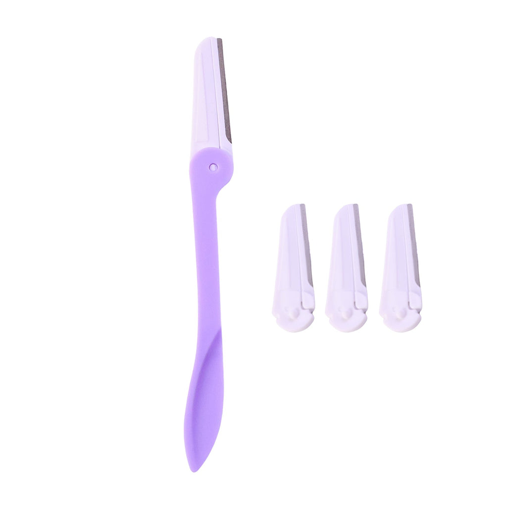 Manual eyebrow trimmer razor tool for daily grooming routines