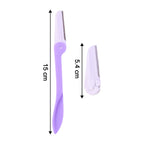Eyebrow trimmer tool showing fine facial hair removal capabilities