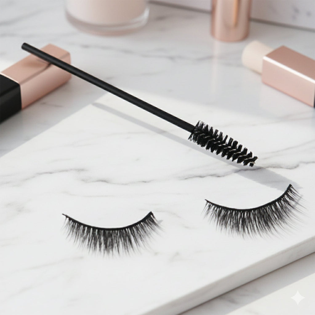 Lightweight, flexible mink eyelashes for natural appearance