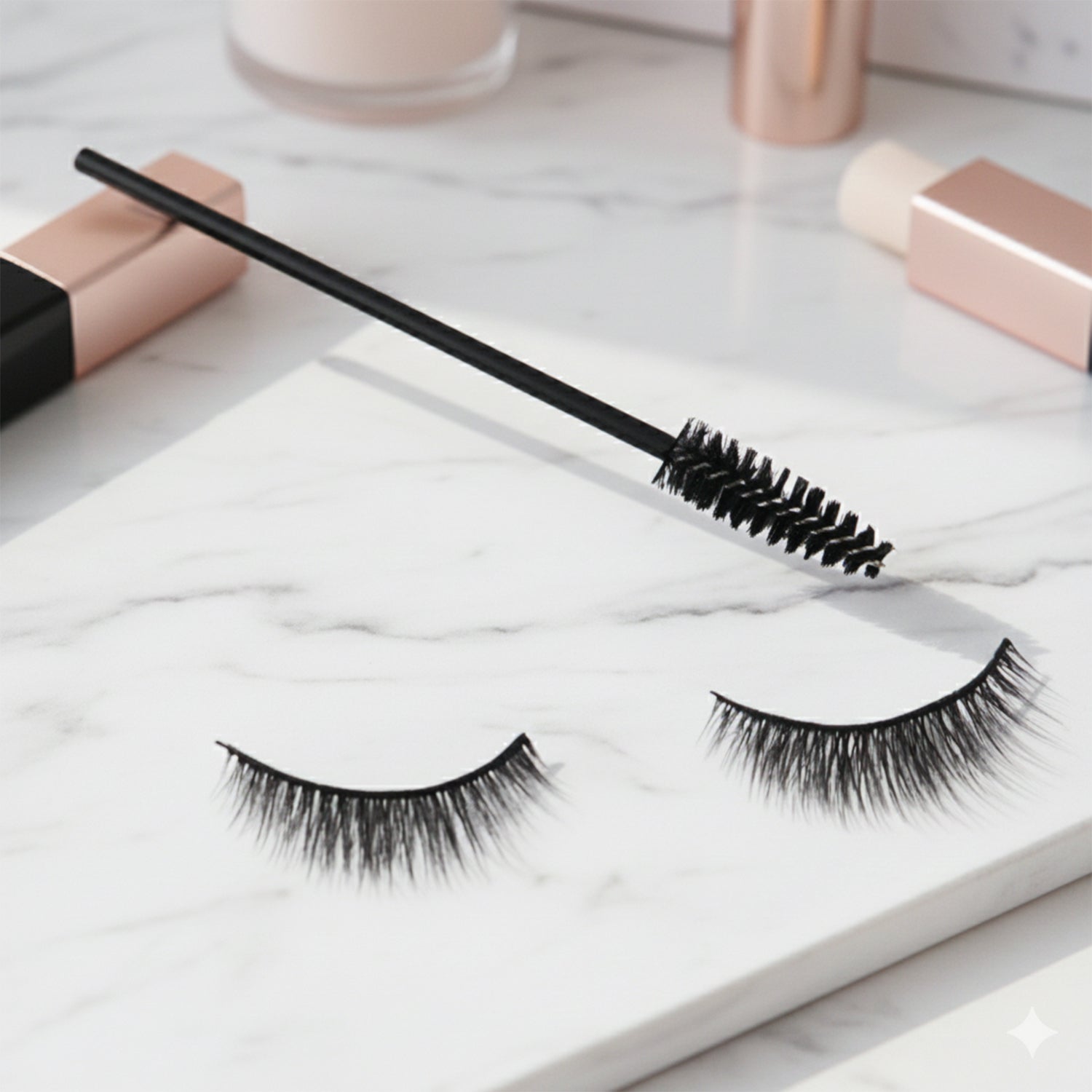 Lightweight, flexible mink eyelashes for natural appearance