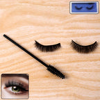 3D Mink Eyelashes Set with applicator for full volume look
