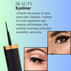 Close-up of eyeliner brush showing the precision applicator tip for detailed eye makeup.