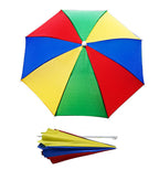 Side view of the portable outdoor umbrella, highlighting its sturdy construction and design.