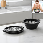 Portable foldable silicone ice facial bowl for skin care