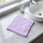 Close-up texture of the microfiber cleaning cloth