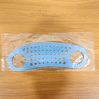 Face mask ear saver strap demonstrating prevention of ear discomfort
