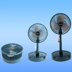 Foldable Mini USB Desk Fan with adjustable angle and quiet motor on white background